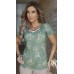 034343 - Blusa Ramany Estampada Folhagem